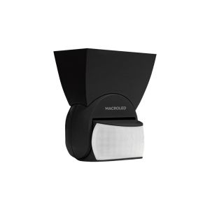 SENSOR DE MOVIMIENTO 180° PARED 1200W IP65 12 MTS DE ALCANCE MACROLED - Vista 2