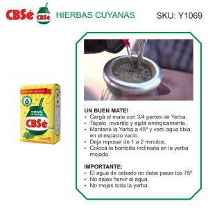 PAQUETE YERBA CBSE HIERBAS CUYANAS 500 GR - Vista 3