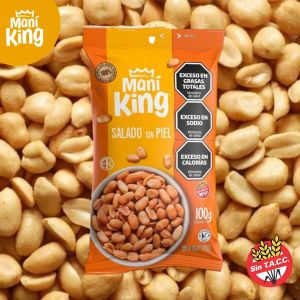MANI SALADO MANI KING SIN PIEL 100 GR - Vista 3