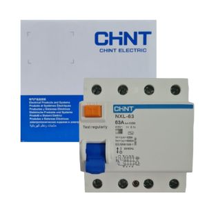 DISYUNTOR TETRAPOLAR 4X63A 30 MA (CLASE AC) 6KA CHINT - Vista 4