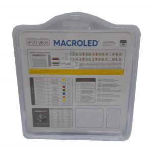 CINTA LED 80W 12V 2835 IP 20 X 5 MTS MACROLED - Vista 4