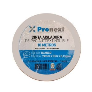 CINTA AISLADORA 10M 0.13MM*19MM PRONEXT - Vista 2