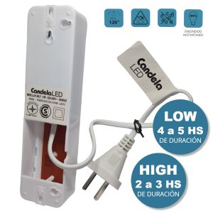 LUZ DE EMERGENCIA 30 LED AUTONOMA CANDELA - Vista 4