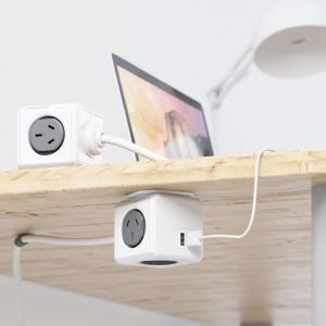 ALARGUE POWER CUBE 4 TOMAS + 2 TOMAS USB 2.1 C/ CABLE DE 1,5 MTS STAND BY - Vista 3