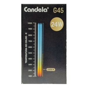 FOCO LAMPARA VINTAGE G45 ESPIRAL CANDELA FILAMENTO LUZ BLANCO CALIDO - Vista 4