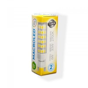 LAMPARA BIPIN 6W G9 220V MACROLED - Vista 2