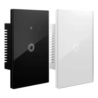 LLAVE LUZ PARED INTERRUPTOR WIFI TOUCH SMART 1 CANAL C/ CAPACITOR 7A MACROLED ROMA