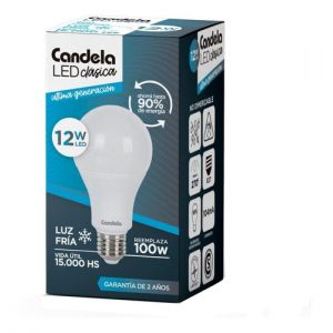 LAMPARA BULBO LED A60 12 WATT CANDELA - Vista 2