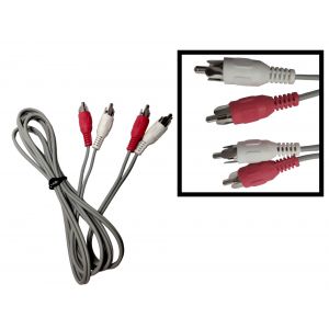 CABLE 2 PLUG RCA / 2 RCA 1.5 MTS ZURICH - Vista 2