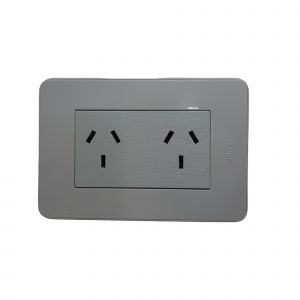 BASTIDOR JELUZ VERONA MITO COMPLETO TOMA DOBLE PUENTEADO  BL/BL