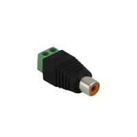 CONECTOR DE RCA HEMBRA A BORNERA