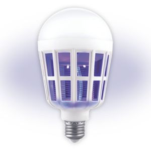 LAMPARA LED MATA INSECTOS  BULBO 9W - LUZ DIA + LUZ UV-A