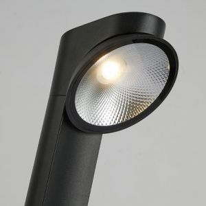 APLIQUE LED TIPO BOLARDO NEGRO 12W LEIA DISEÑO MODERNO LEUK - Vista 2