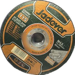 DISCO ABRASIVO PARA CORTE DE METAL 115MM JADEVER - Vista 4