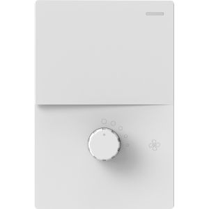 SET ARMADO TECLA Y DIMMER PARA VENTILADOR MILAN BLANCO MACROLED (1 PUNTO Y DIMMER) 10A C/ BASTIDOR METALICO