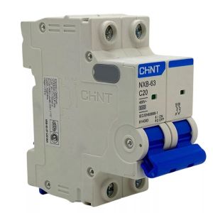 LLAVE TERMICA BIPOLAR 2X20A 6KA CURVA C CHINT - Vista 1