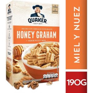 QUAKER CEREALES HONNEY GRAHAM 190 GR - Vista 2