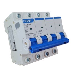 LLAVE TERMICA TETRAPOLAR 4X63A 6KA CURVA C CHINT - Vista 1