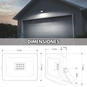 REFLECTOR LED 30W EXTERIOR CANDELA - Vista 8