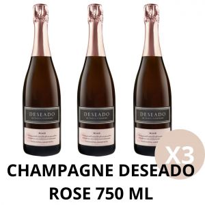 CHAMPAGNE DESEADO ROSE 750 ML X 3 BOTELLAS - Vista 2