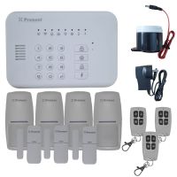 KIT 3 ALARMA DOMICILIARIA INALAMBRICA WIFI + FREE APP CELULAR + GOOGLE HOME