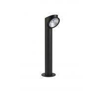 APLIQUE LED TIPO BOLARDO NEGRO 12W LEIA DISEÑO MODERNO LEUK