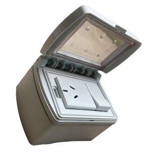 TAPA CAPSULADA EXTERIOR MEMBRANA APLICAR + PUNTO Y TOMA 10A EXULTT URBANA - Vista 2