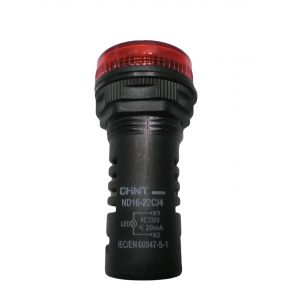 LLAVE PILOTO OJO DE BUEY 22MM 230V CHINT - Vista 2