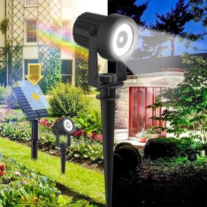 2 ESTACAS LED 2W FRíA + PANEL SOLAR CANDELA 7384 REDONDA NEGRO - Vista 2