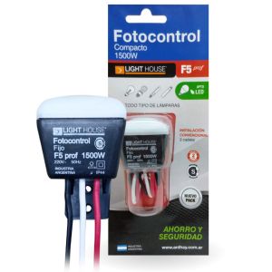 FOTOCONTROL 3 CABLES 1500 W LIGHT HOUSE