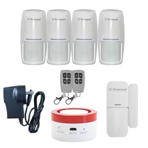 KIT 2 ALARMA INALAMBRICA WIFI + FREE APP CELULAR + GOOGLE HOME
