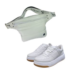 COMBO URBAN WHITE RIñO ALASKA + ZAPA URBANA CHINA BLANCO TALLE 36