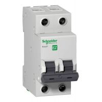 INTERRUPTOR TERMOMAGNETICO 2X6 SCHNEIDER - 4.5KA CURVA C E9