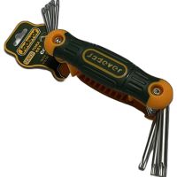 JUEGO DE LLAVES TORX 8 EN 1 PLEGABLES JADEVER