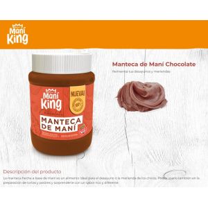 MANTECA DE MANI KING C/CHOCOLATE 350 GR - Vista 4