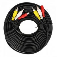 CABLE PARA CAMARAS RCA + BNC + ALIMENTACION 40 MTS CON AUDIO PRONEXT