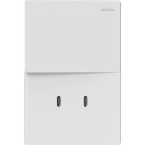 SET ARMADO TECLA Y USB-C MILAN BLANCO MACROLED (1 PUNTO Y 2 USB-C) 10A C/ BASTIDOR METALICO