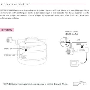 FLOTANTE AUTOMATICO TI 1.5 MTS - Vista 4