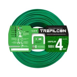 CABLE TREFILCON UNIPOLAR 4 MM X 100 MTS - Vista 4