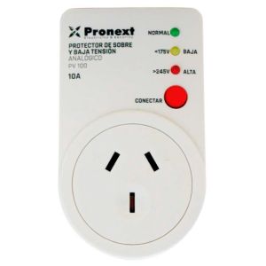 PROTECTOR DE TENSION ENCHUFABLE 10AMP ANALOGICO PRONEXT