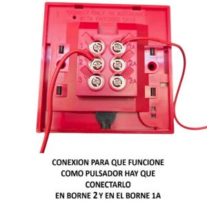 ALARMA EVACUACIÓN INCENDIO CON SIRENA STROBE Y PULSADOR - Vista 3