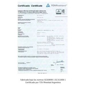 DISYUNTOR BIPOLAR 2X25A 30 MA (CLASE AC) 6KA CHINT - Vista 7