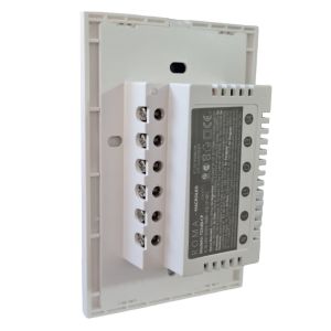 LLAVE LUZ PARED INTERRUPTOR WIFI TOUCH SMART 4 CANAL C/ CAPACITOR 7A MACROLED ROMA - Vista 3