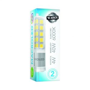 LAMPARA BIPIN 4W G4 12V MACROLED - Vista 4