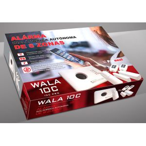 KIT DE ALAMAR INALÁMBRICA CONTROLADA POR CELULAR WALA 10C PRONEXT - Vista 2