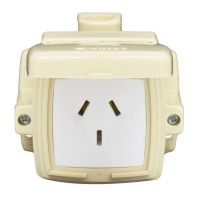 CAJA CAPSULADA EXTERIOR TOMA 10 AMP C/ TAPA EXTERIOR EXULTT