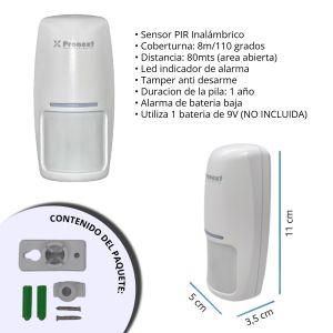 KIT 1 ALARMA INALAMBRICA WIFI + FREE APP CELULAR + GOOGLE HOME - Vista 2