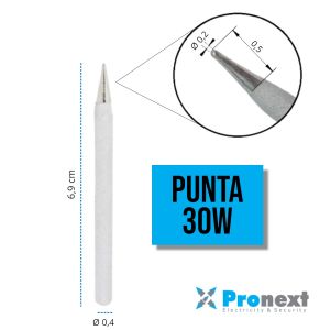 PUNTA CERAMICA PARA SOLDADOR 30W PRONEXT - Vista 3
