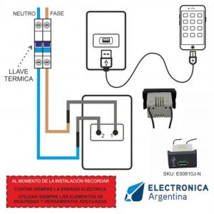 CARGADOR USB JELUZ VERONA 5V 2 AMPER SIMPLE NEGRO - Vista 2