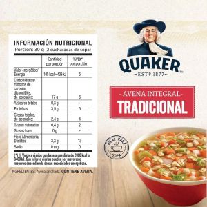 QUAKER AVENA TRADICIONAL 470 GR - Vista 3